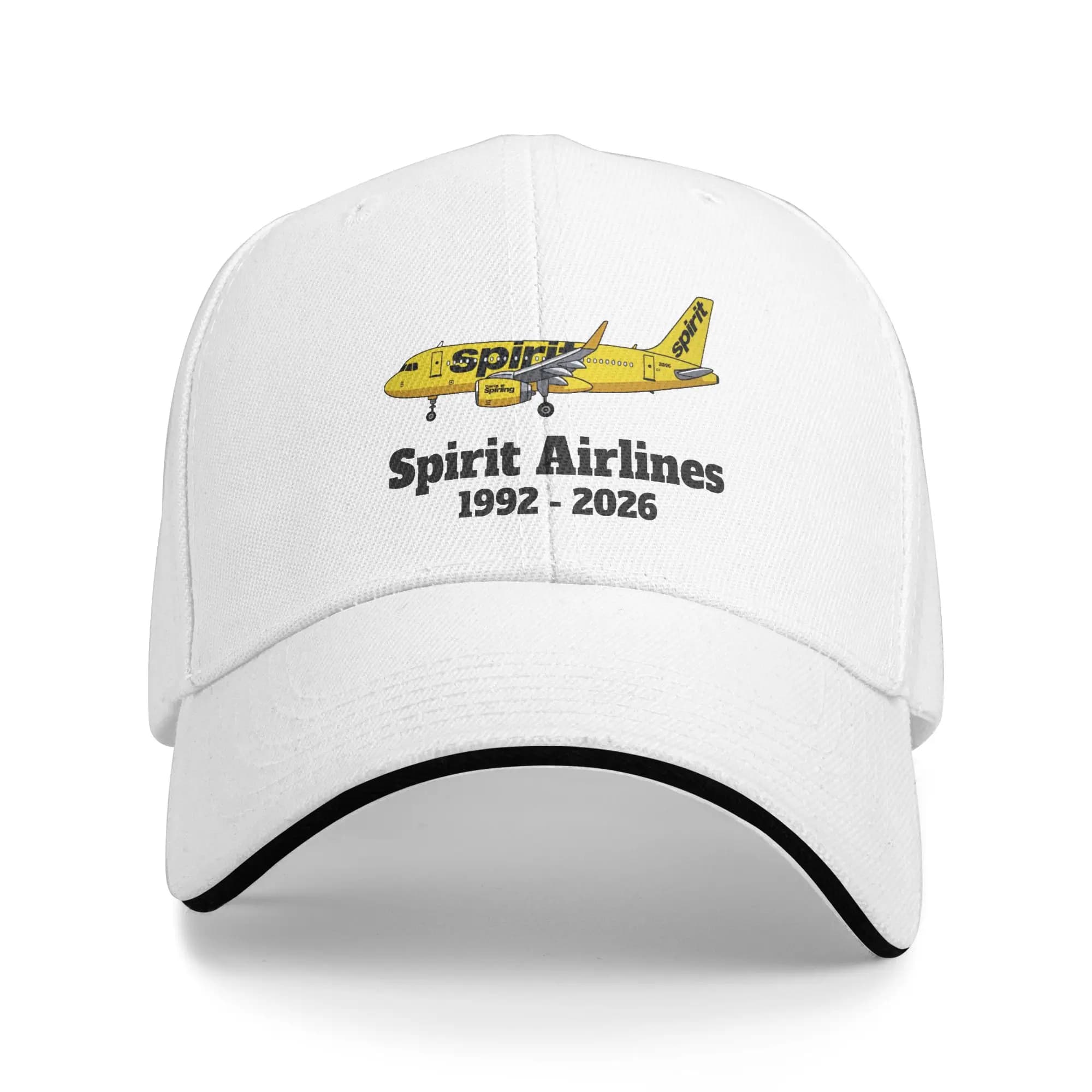 Cappellino da Baseball Summer Forever Spirit Airlines 1983-2026, Stampa Tennis Skate, Cappello Hip Hop Unisex, Protezione Solare, Snapback