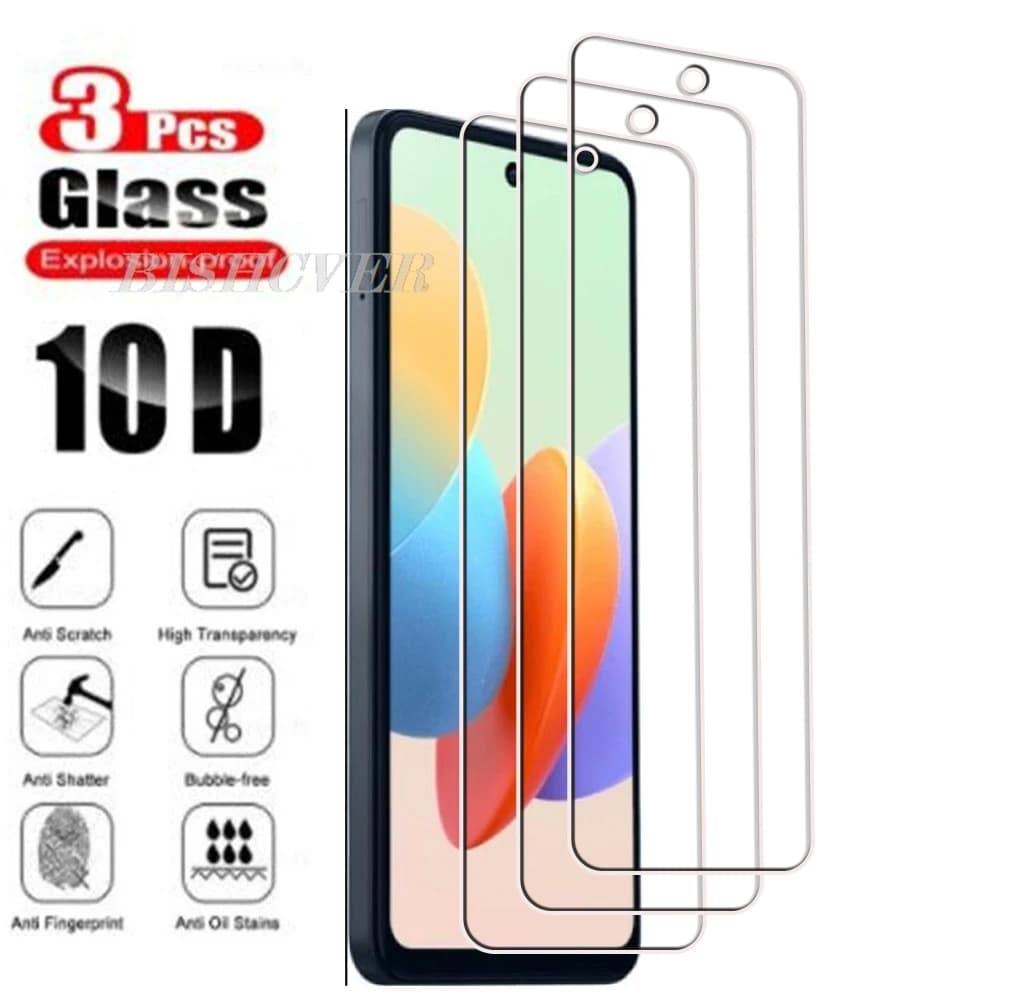 3 pezzi di vetro temperato per Tecno Spark Go 2024 8C 9 7 7T Camon 19 Pro Pop 6 Pro Pova 3 4 Neo 2 pellicola proteggi schermo in vetro temperato