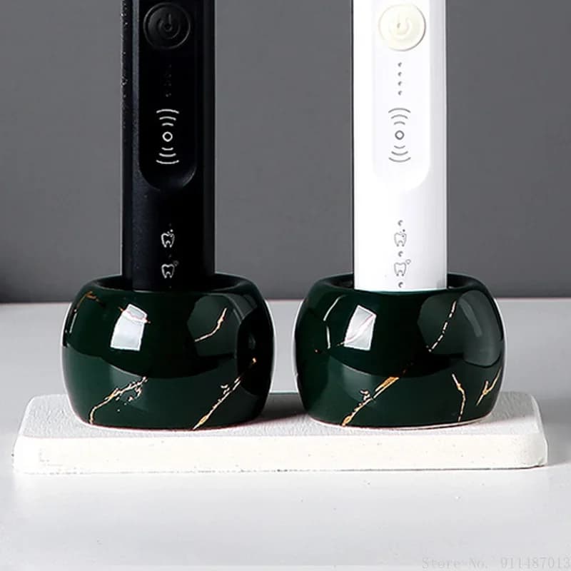 Electric Toothbrush holder free punch swing toothbrush mud diatomee home bathroom countertop washing cup