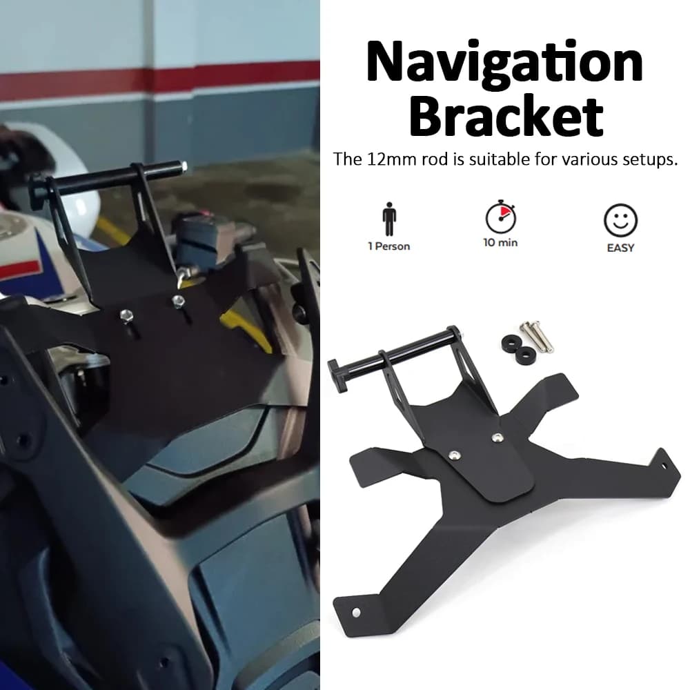 Moto GPS Montaggio Staffa di Navigazione Del Telefono Supporto Del Caricatore USB Del Basamento Per BMW R1250RS R1250 RS R 1250RS R 1250 RS
