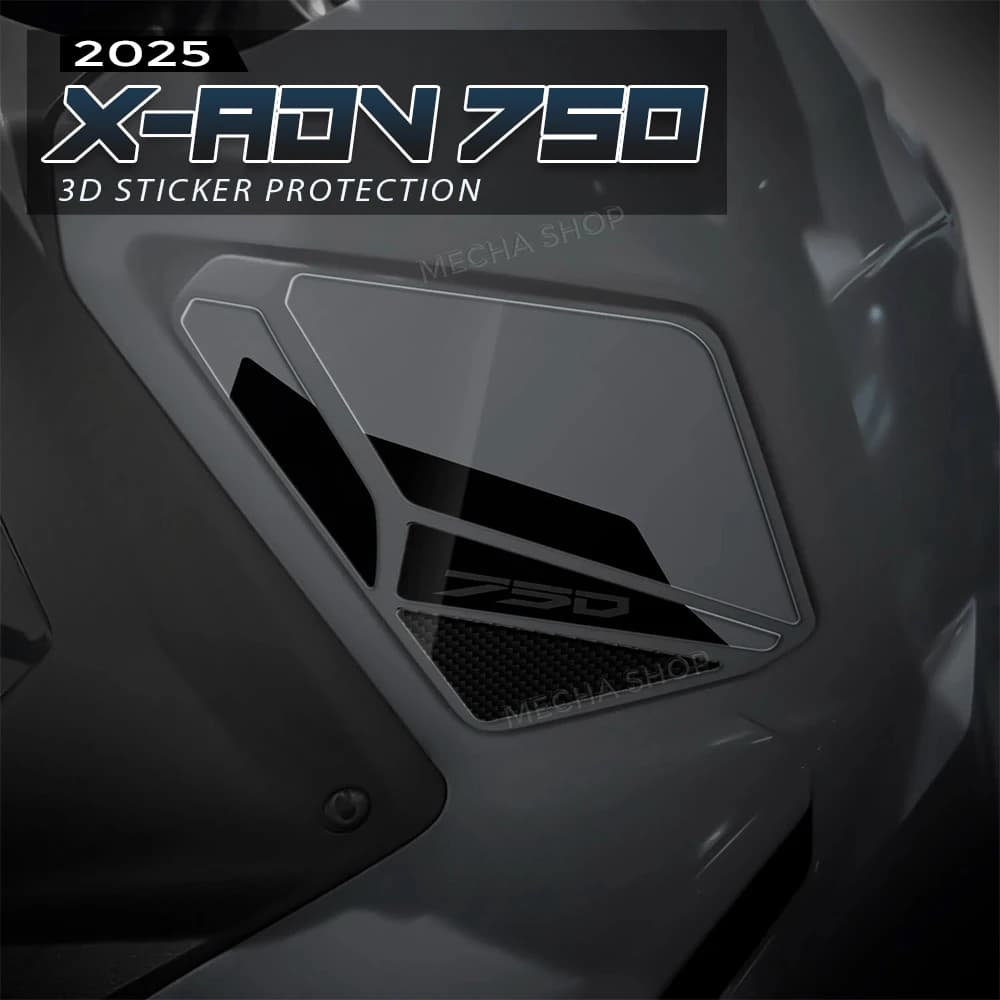 Accessori moto Scatola di Immagazzinaggio Adesivo Pad Laterale Adesivo 3D Decal Kit Per X-ADV 750 XADV 750 2025 2026