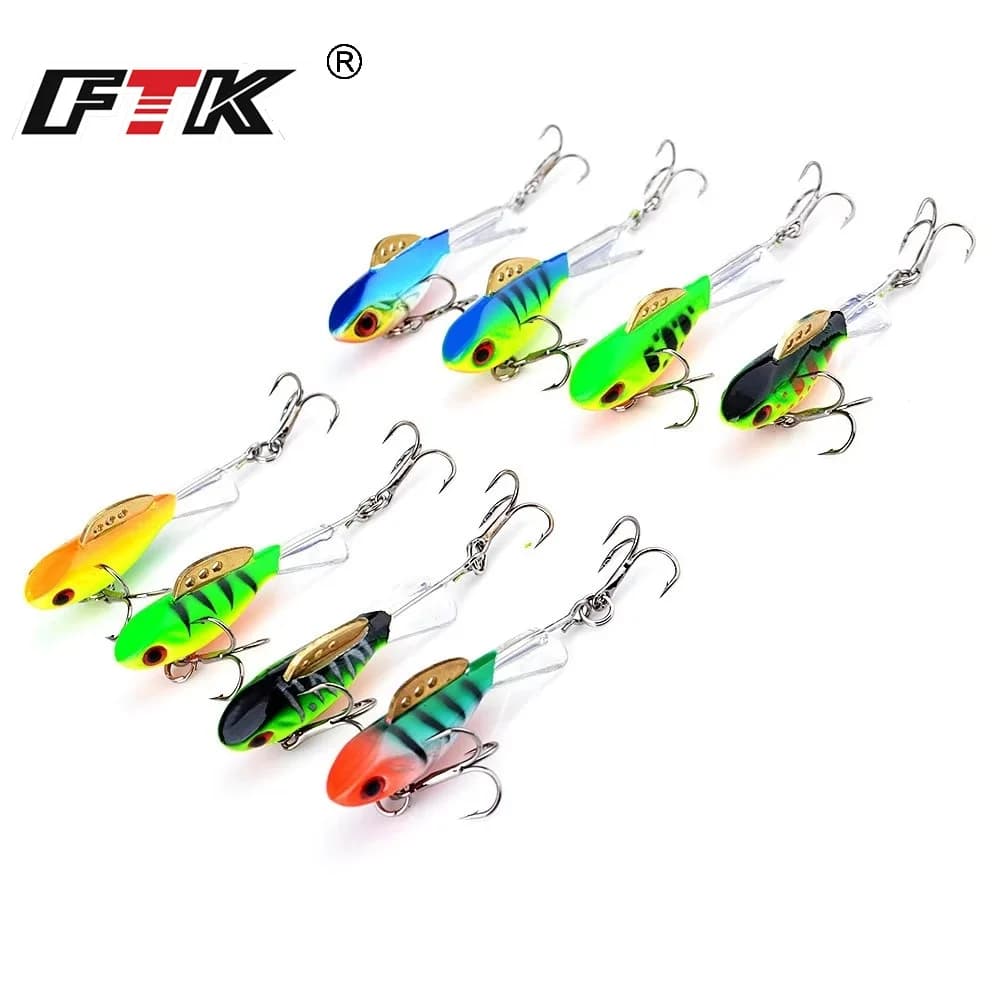 FK 4/8/10/17g Bilanciatori Per L'inverno Richiamo di Pesca Swimbait Metallo Duro Affondamento Minnow Pesca Sul Ghiaccio Wobblers Jerkbait Crankbaits