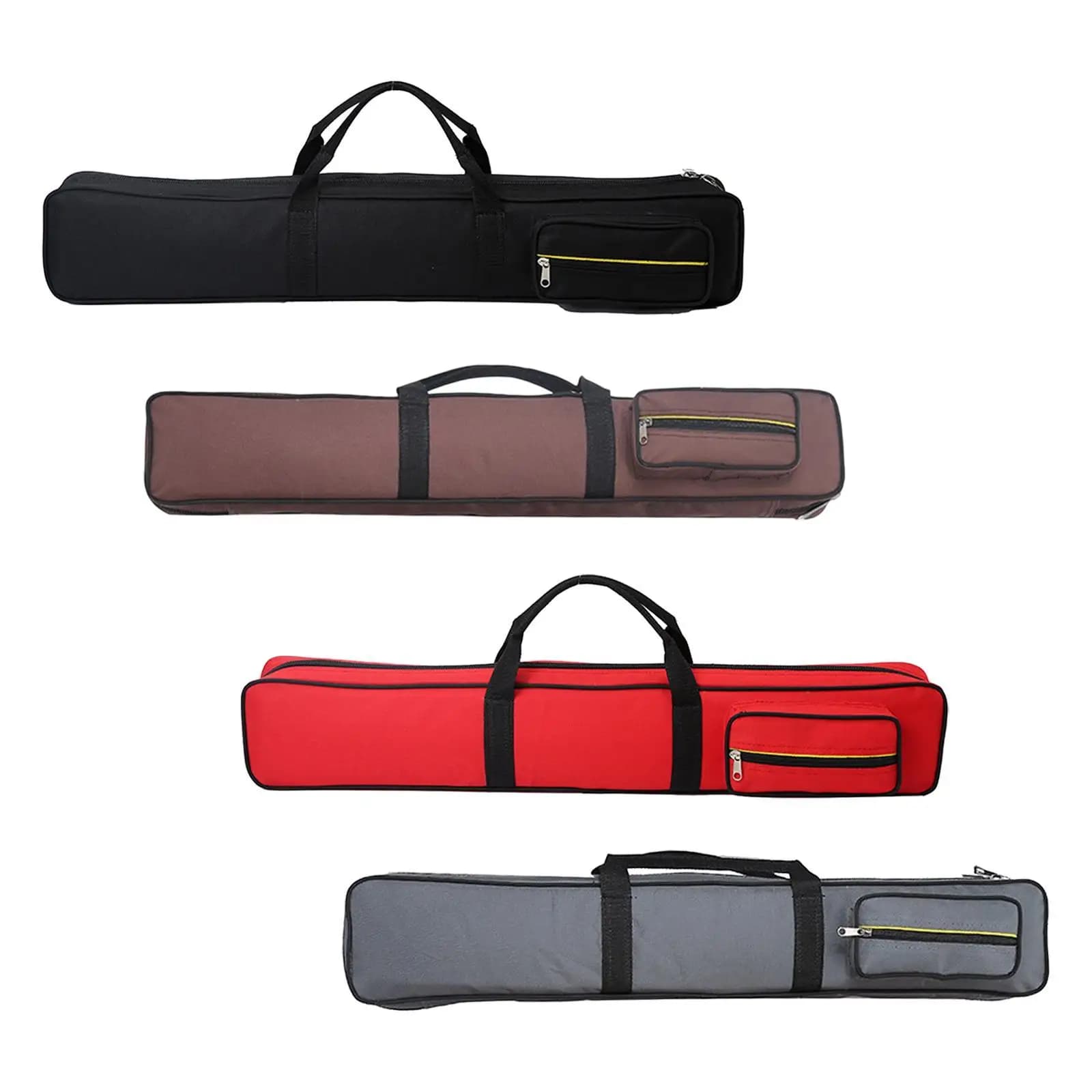 Pool Cue Case Anti Scratch Compact 1/2 Snooker Billiard Cue Case Lightweight Billiards Accessories Easy to Carry Pool Cue Pouch