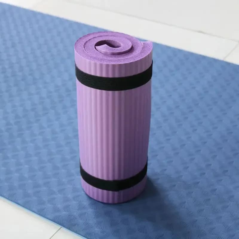 Mini tappetino da yoga premium con assorbimento degli urti, tappetino morbido per esercizi di pilates, per yoga, pilates, stretching a casa, 60*25*1,5 cm