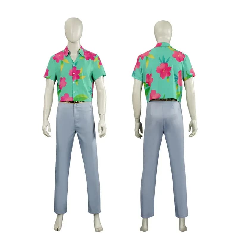 Anime Kpop Demon Hunters Cosplay Soda Pop Abby Saja Boys Hawaiian Shirt Abs Jinu Dresses Halloween costume Suitsa;2,c'4,h.