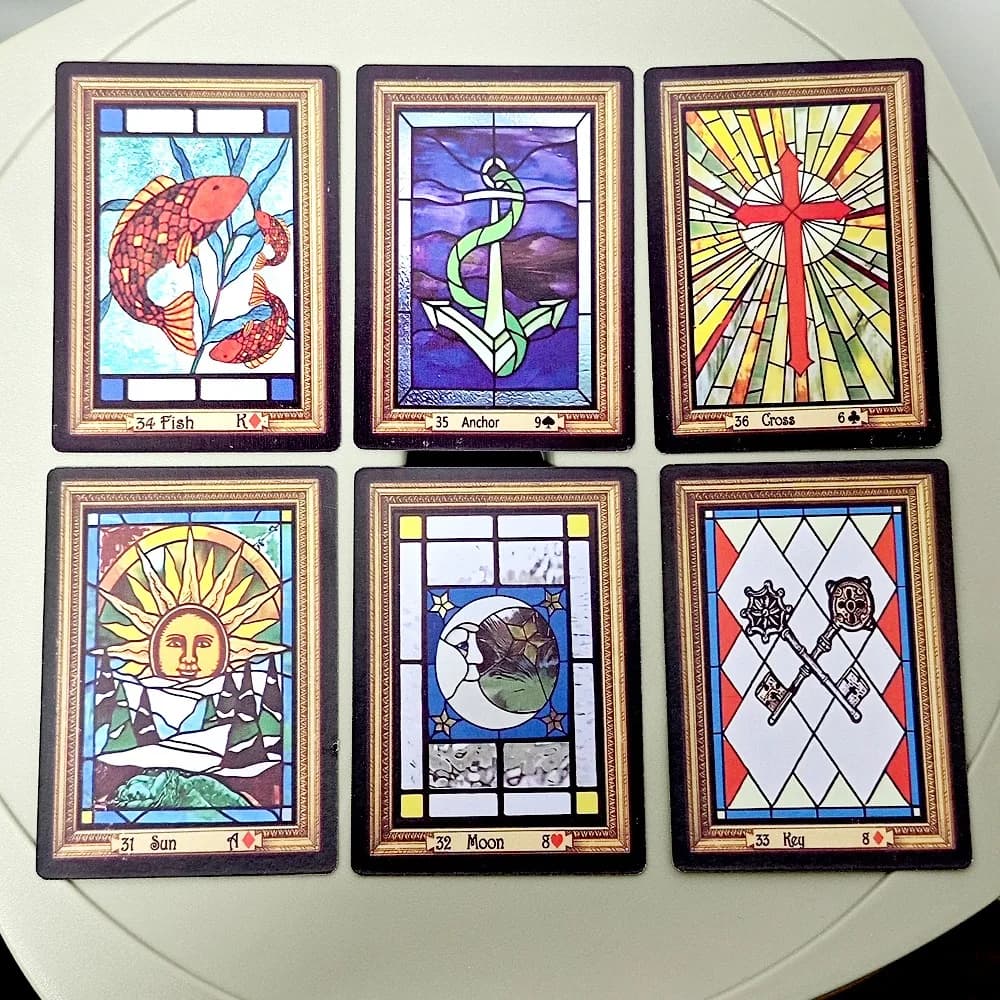 41 Pcs Cards Heloise Lenormand Poker Size Fortune Telling Oracle Cards 2nd Edition 9*6.5cm