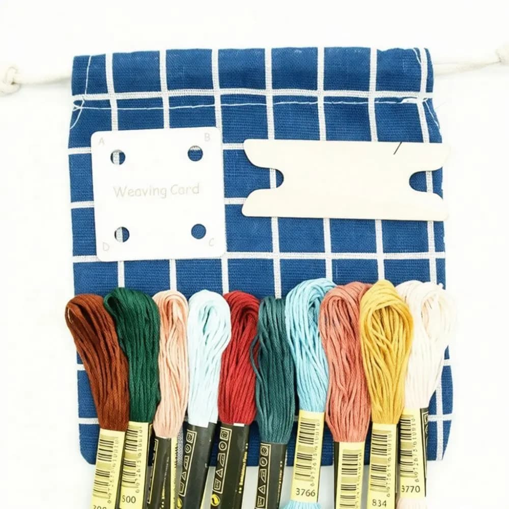 Tablet Weaving Cards Tool Set Loom Braiding Supplies DIY Craft Accessory For Belt Patterns Making Portable