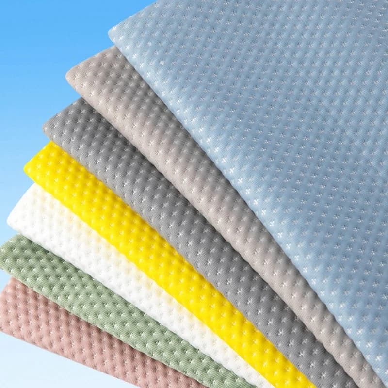 Ice Bean Cool Ice Silk Mat Fabric Summer Cool Soft Seat, Bedsheet Air Conditioning Seat Fabrics for Diy Sewing Cloth