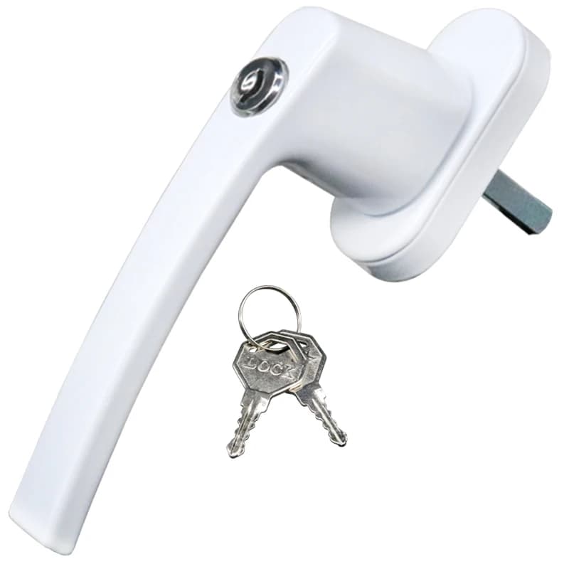 Universale In Lega di Alluminio Finestre Maniglia di Sicurezza Porta di Sicurezza Serratura A Chiave Handle Della Finestra Per Doppi Vetri Fermi Maniglia Ferramenteria e attrezzi