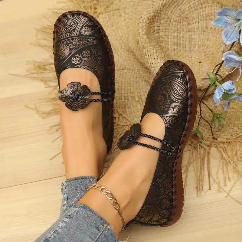 Scarpe da Donna con Suola Morbida, Versatili e Comode per l'Autunno, Mocassini Casual con Punta Rotonda