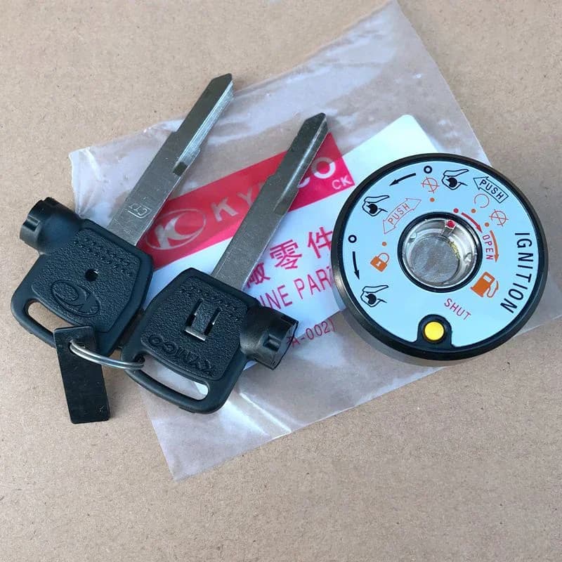 Per Kymco Ct250 300 ADS Copri serratura magnetica per moto Chiave antifurto vuota