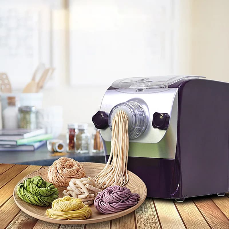 Macchina per Fare la Pasta Domestica, Piccola Macchina Elettrica Completamente Automatica per Pasta Fai-da-Te