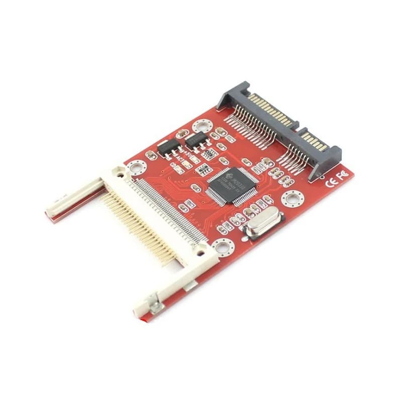 Adattatore da CF a SATA per schede di memoria Compact Flash Tipo I e II, convertitore da schede di memoria a disco rigido Serial ATA da 2,5 pollici