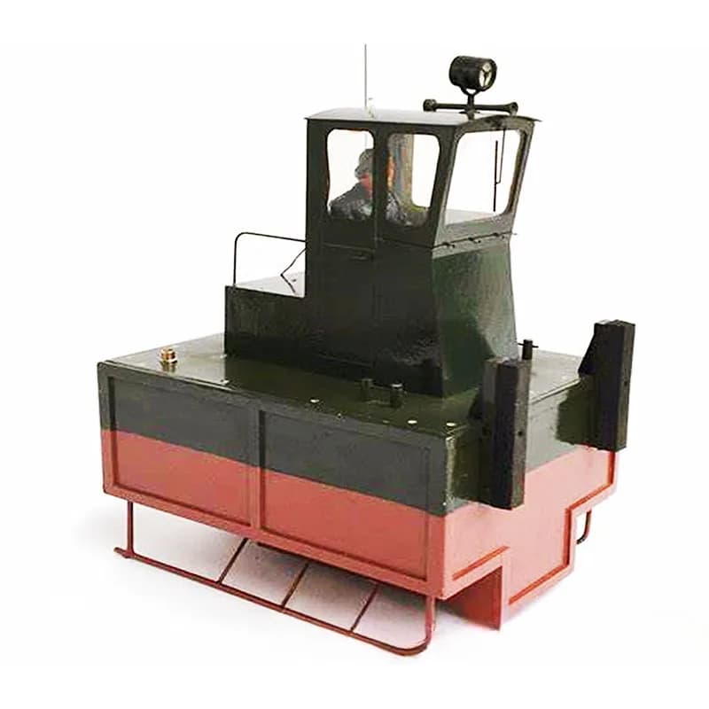 Wooden Box Rescue Boat Model Remote Control Tugboat DIY Handmade Ship Model Kit RC Tugboat Model Toy Gift Kit