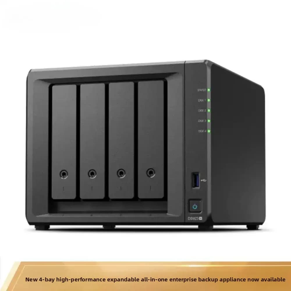 DS423+ 4‑Bay NAS Disk Station Network Cloud Storage Server,2GB DDR4 For Home Small Business Office Data Management