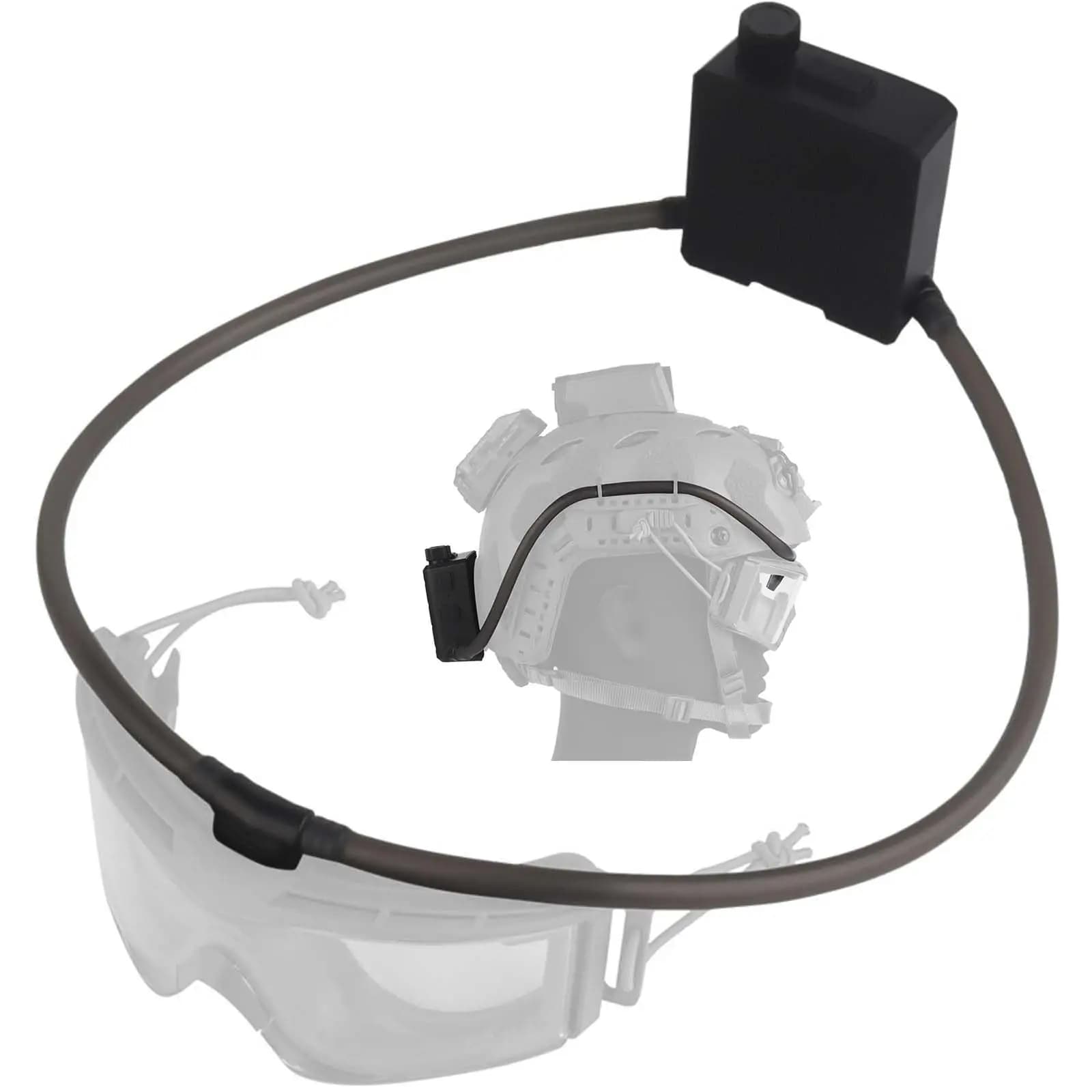 Nuovi occhiali tattici Defogger Disappannamento Ventola Kit antiappannamento per Airsoft Tiro Alpinismo Occhiali di protezione Maschera da sci