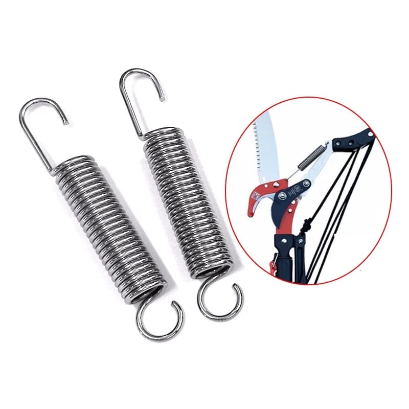 2 Pieces Voltage Spring for Power Scissors, Diameter 2mm, Length 90mm, Spare Parts for Gardening Scissors