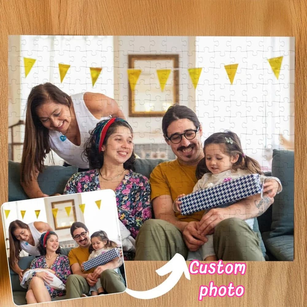 DIY custom photo puzzle, Customized photo puzzle, Ideal gifts customized for family and friends