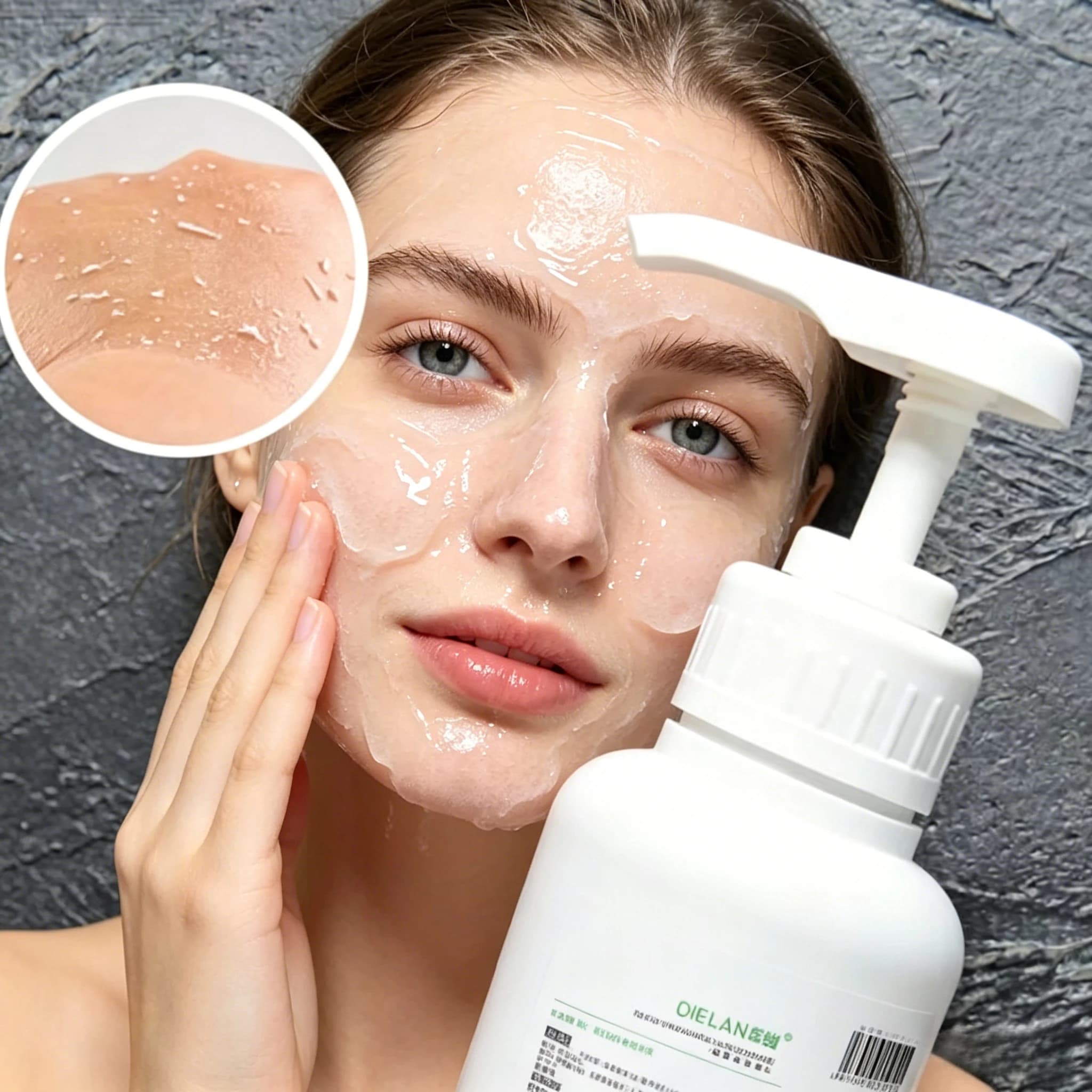 Caviar Exfoliating Peeling Gel 500g Gentle Dead Skin Remover for Face & Body - Exfoliator Scrub, Deep Cleansing & Brightening