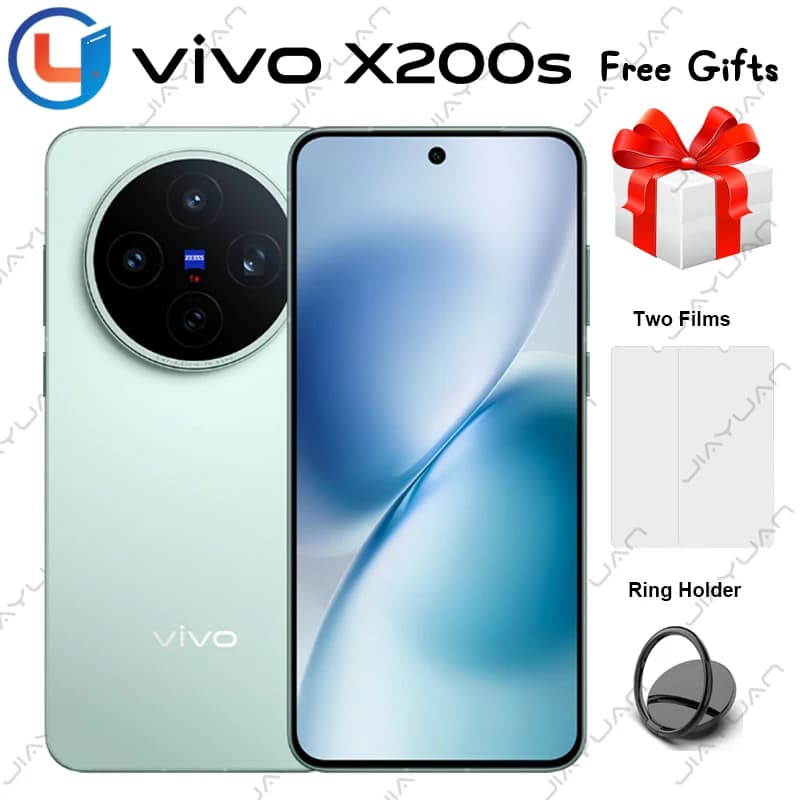 Telefono cellulare originale Vivo X200s 5G Display AMOLED da 6,67 pollici Dimensity 9400+ Batteria 6200mAh 90W Smartphone NFC con ricarica cablata