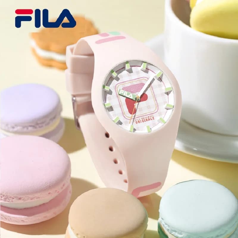 Italia Top Brand FlLA originale per orologi da donna Orologi da polso al quarzo moda ragazza Orologio da regalo nuova signora Cinturino in silicone impermeabile