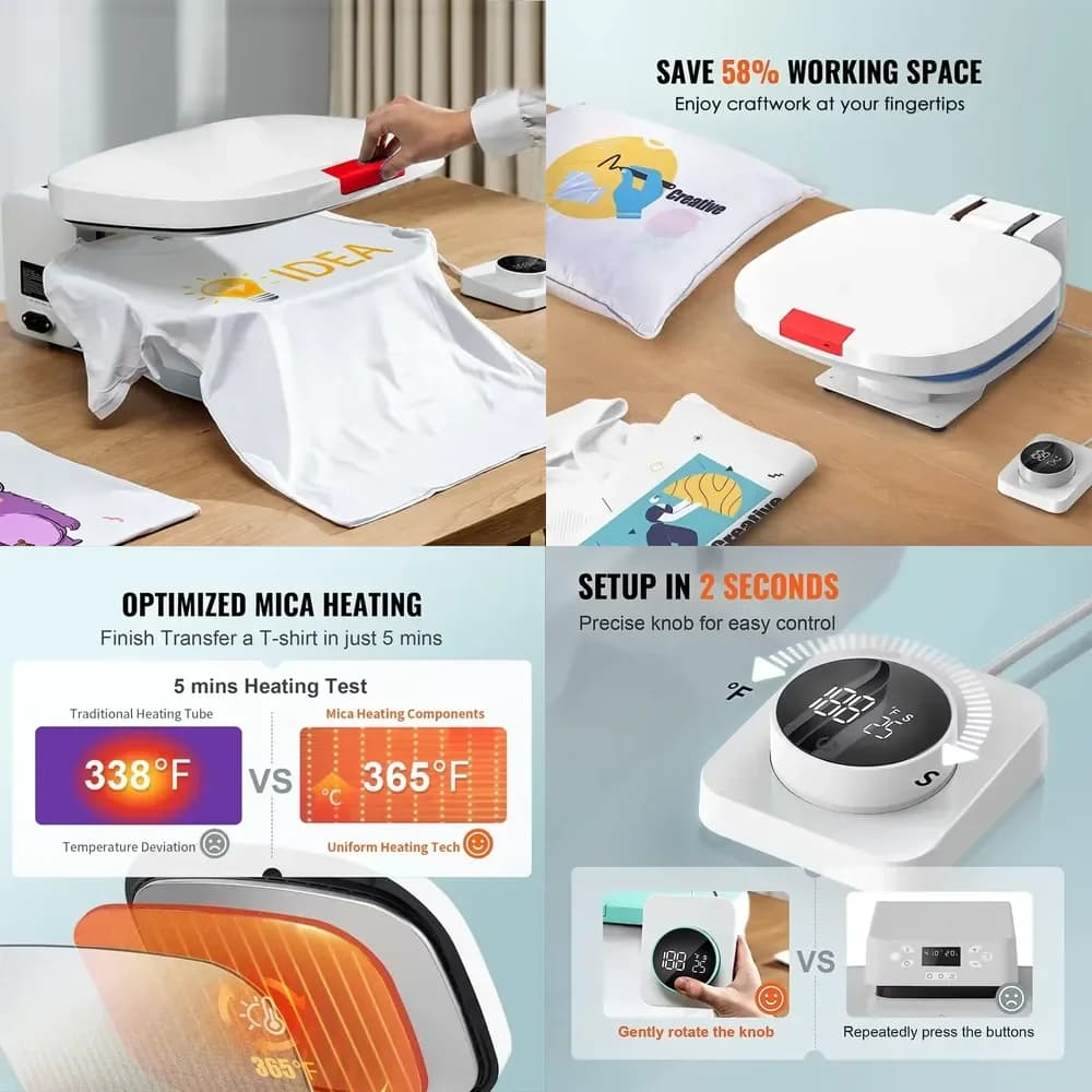 New Arrivals Automatic T-shirt Sublimation Machines for Tshirt F380