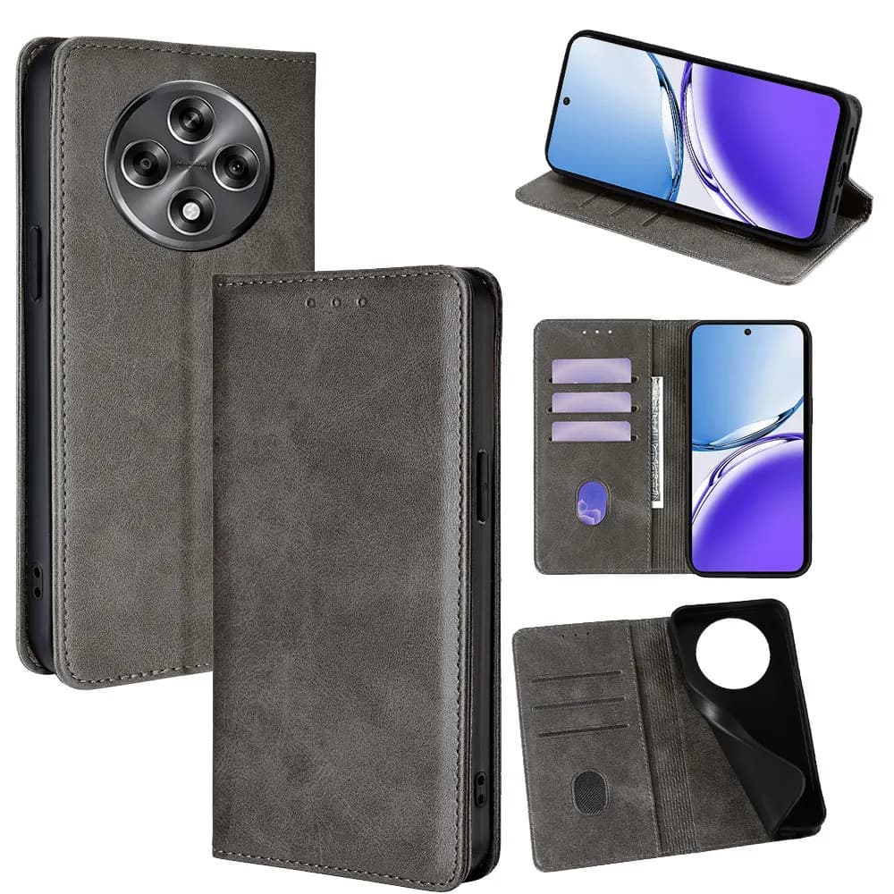 Custodia Classica in Pelle a Libro per Xiaomi Poco X7 Pro X6 Neo X5 X4 GT X3 NFC, Chiusura Magnetica, 3 Scomparti per Carte, Anti-Caduta, Cover per Cellulare