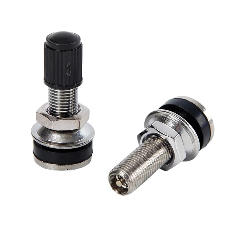 Valvola per ruota moto 1 pezzo 33mm Moto Scooter Bike Quad Tubeless Mountain Valvola per pneumatici Dustcap