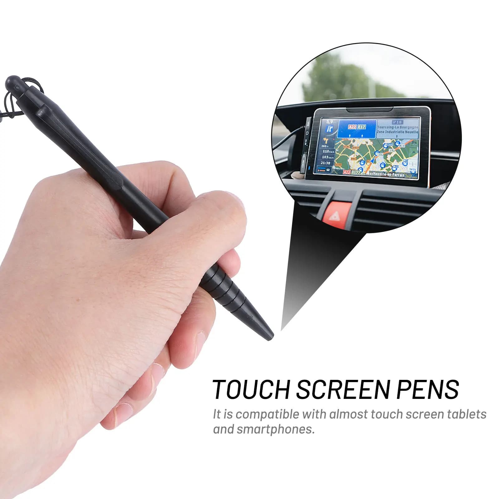 Penna stilo per schermo con punta fine ad alta precisione per smartphone, tablet, strumento di scrittura e disegno fluido e sensibile, compatibile con