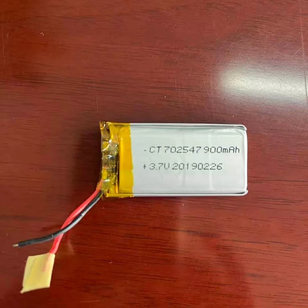 Brand New Li‑polymer Battery 702547 3.7V 900mAh Rechargeable Lithium Polymer Battery