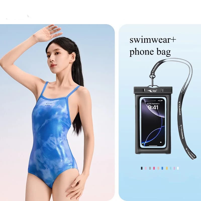 Women's Indoor 361 Sexy Swimwear for Open Water Sports with Integrated Occhialini, Push-Up, Fast Drying, Beach and Athletics
