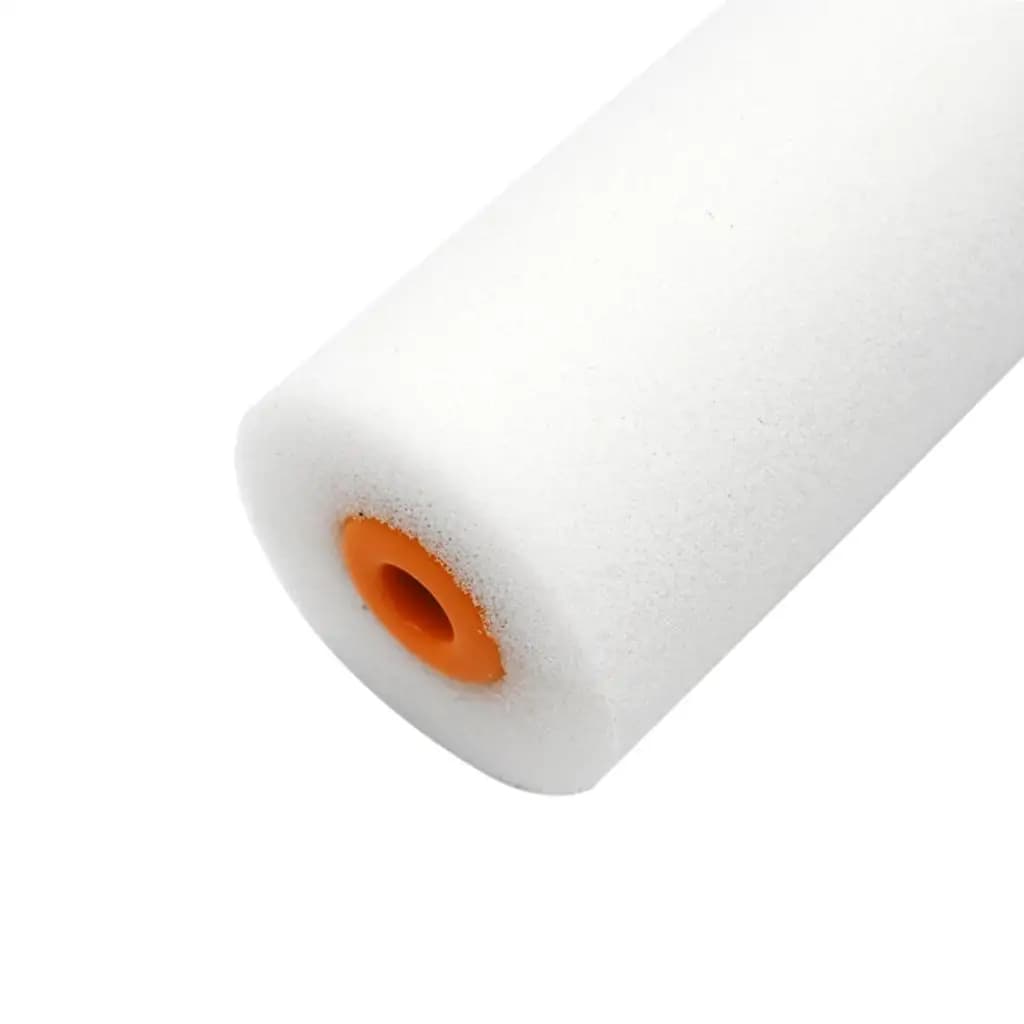 White Sponge Roller Kit for Painting, Mini Durevoli Handles for Wall Painting, Decorative Brushes and Fai-da- Projects ♪