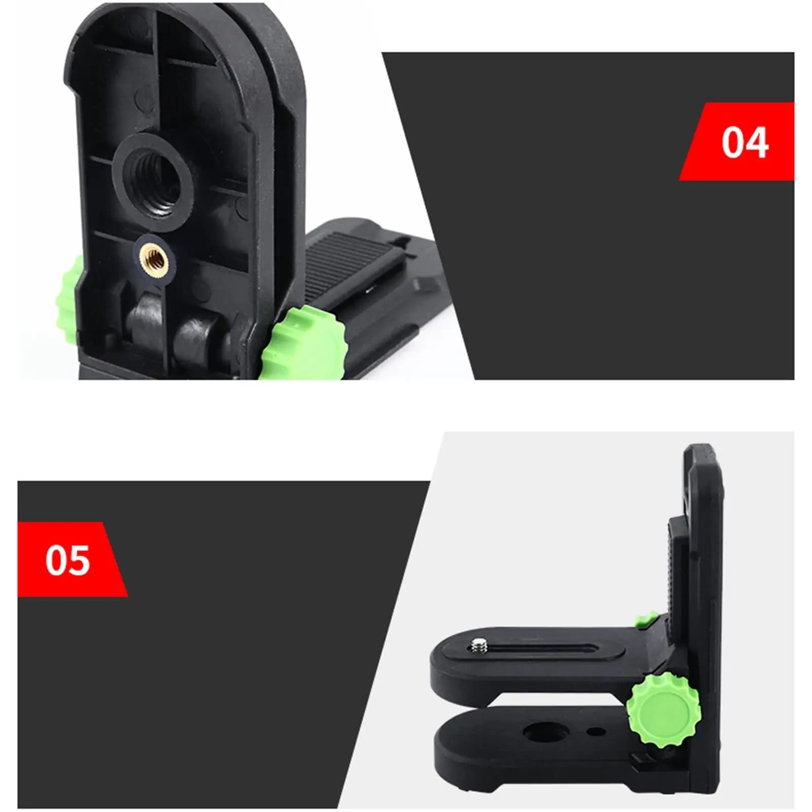 Supporto a Parete Universale per Livella, Base Magnetica Stabile per Livellamento, Montaggio a Parete per Ristrutturazioni Domestiche e Installazione a Soffitto