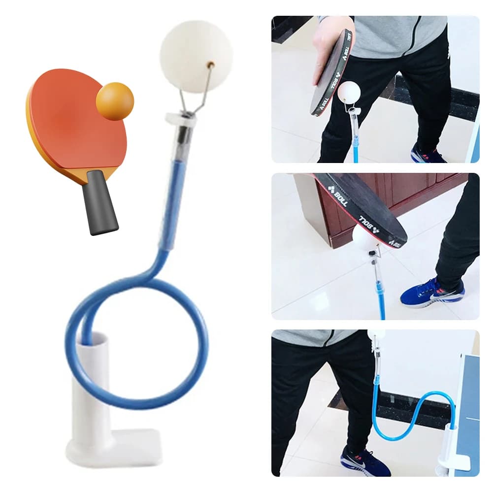 Dispositivo di Allenamento per Tennis da Tavolo con Morsetto da Tavolo, Attrezzo per Pratica di Ping Pong