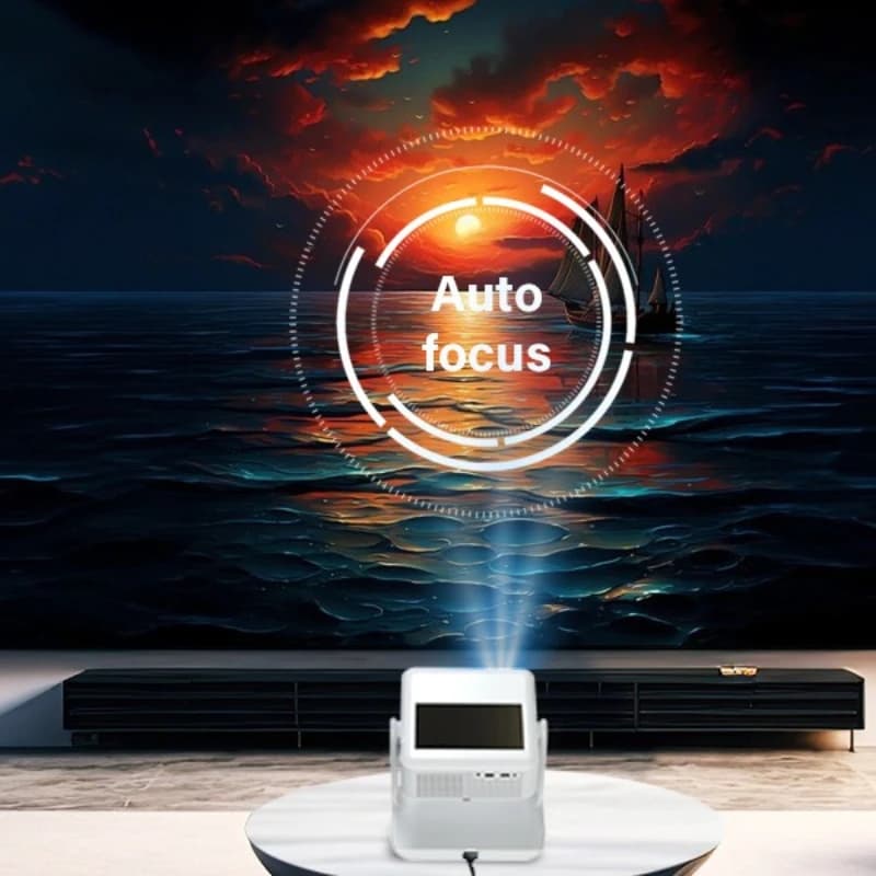 Proiettore Proiettore WiFi 4K A2pro 4K - Doppio schermo, sistema operativo Android, home theater, supporta giochi e karaoke