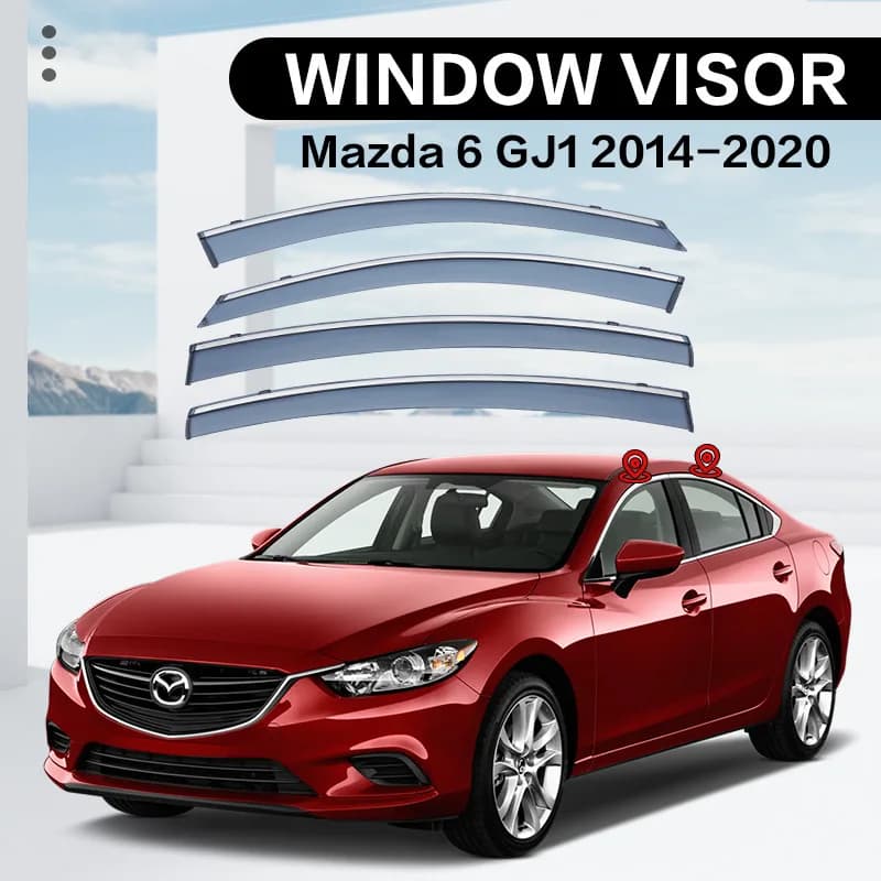 Per MAZDA 6 ATENZA 2003-2022 + Finestra di Automobile Visiera Tenda Shelter Parabrezza Finestrino Laterale Pioggia Parasole Accessori Auto