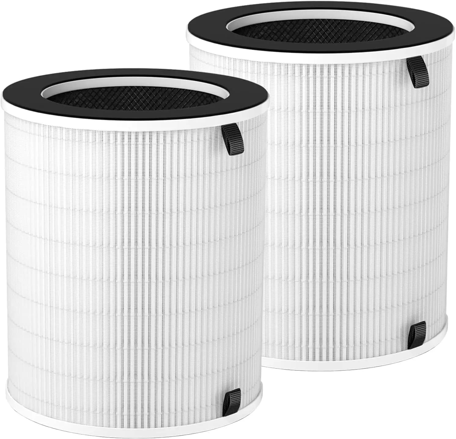 Confezione da 2 Filtri di Ricambio H13 True HEPA per Purificatore d'Aria con Filtrazione a 3 Stadi per Polvere, Polline e Controllo degli Odori