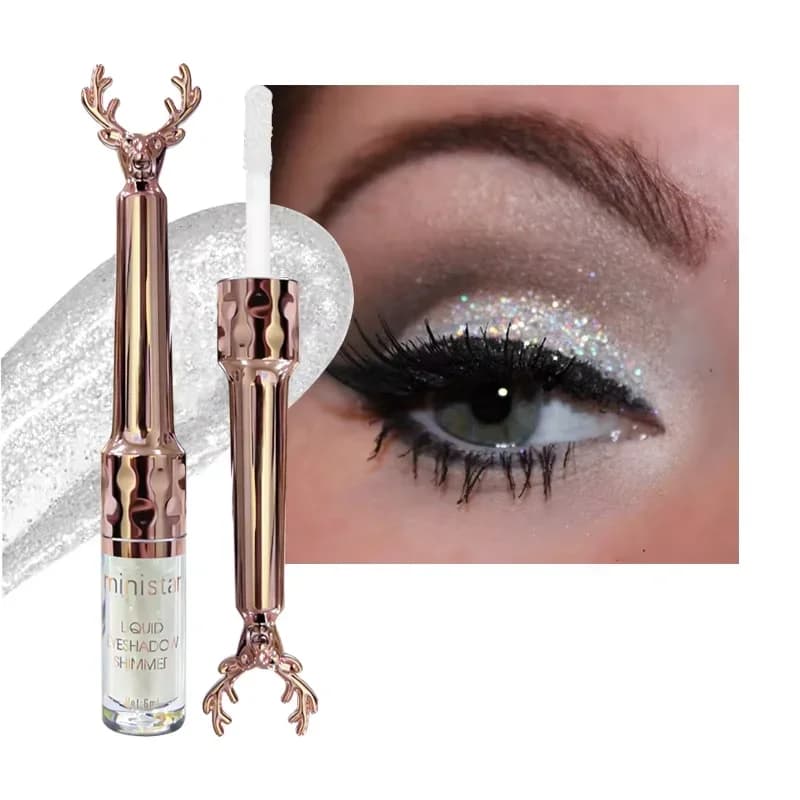 Liquid Eye Shadow High Pigment Lasting Not Easy To Fade Pearl Glitter Portable Delicate Waterproof Brighten Eye Makeup