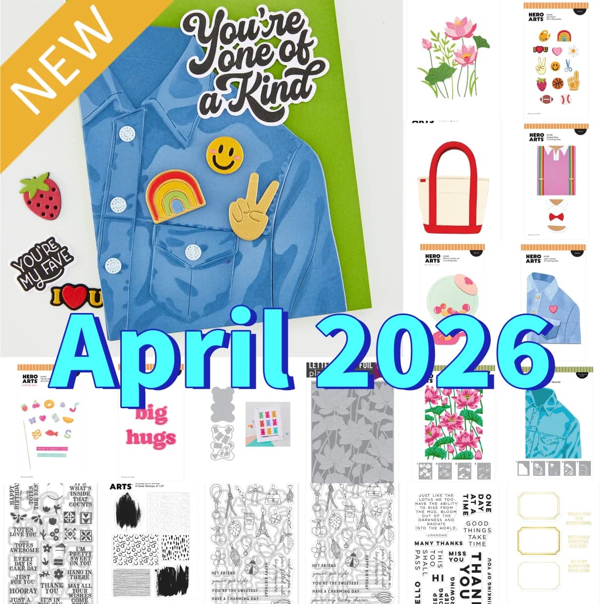 Nuovi Arrivi Aprile 2026: Fustelle in Metallo, Timbri Trasparenti e Stencil per Decorazioni Fai-da-Te, Scrapbook e Biglietti - Collezione Treasures Lotus Field