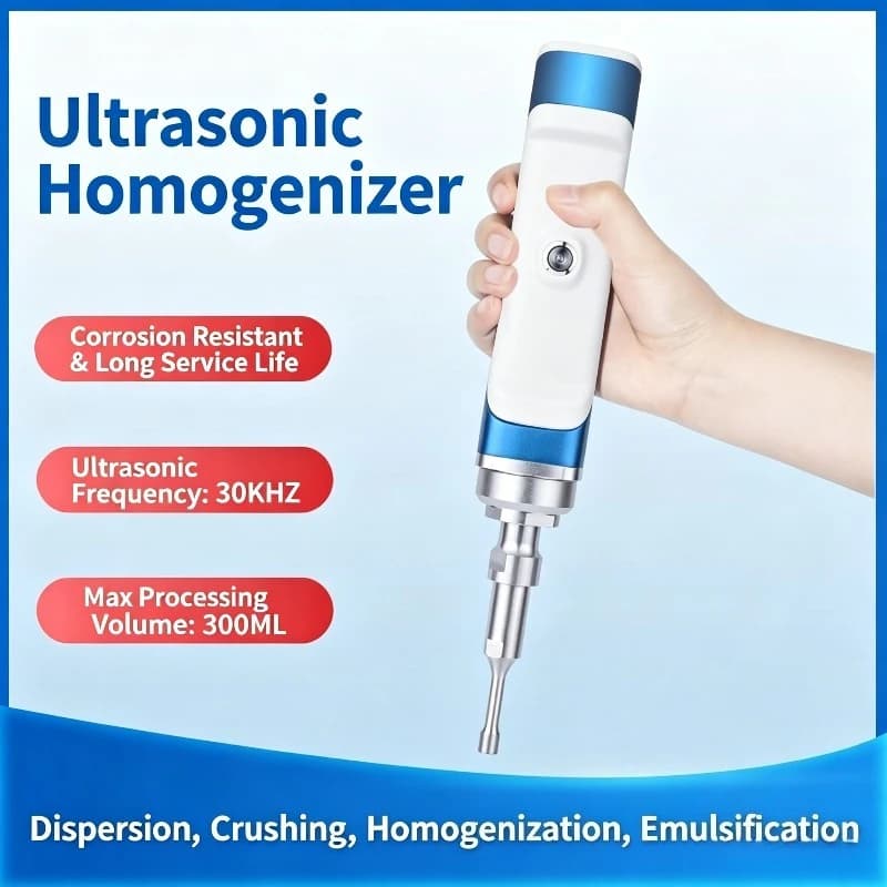 Ultrasonic Homogenizer Mini Handheld Sonicator For Laboratory Cell Crushing Nano Material Dispersion Emulsification