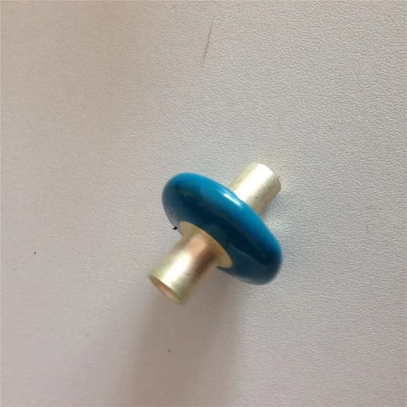 1PCS 102 20 millimetri Ad Alta Tensione In Ceramica Maniglia Condensatore Blu 3KV 1nf 1000pf 4 millimetri Filo