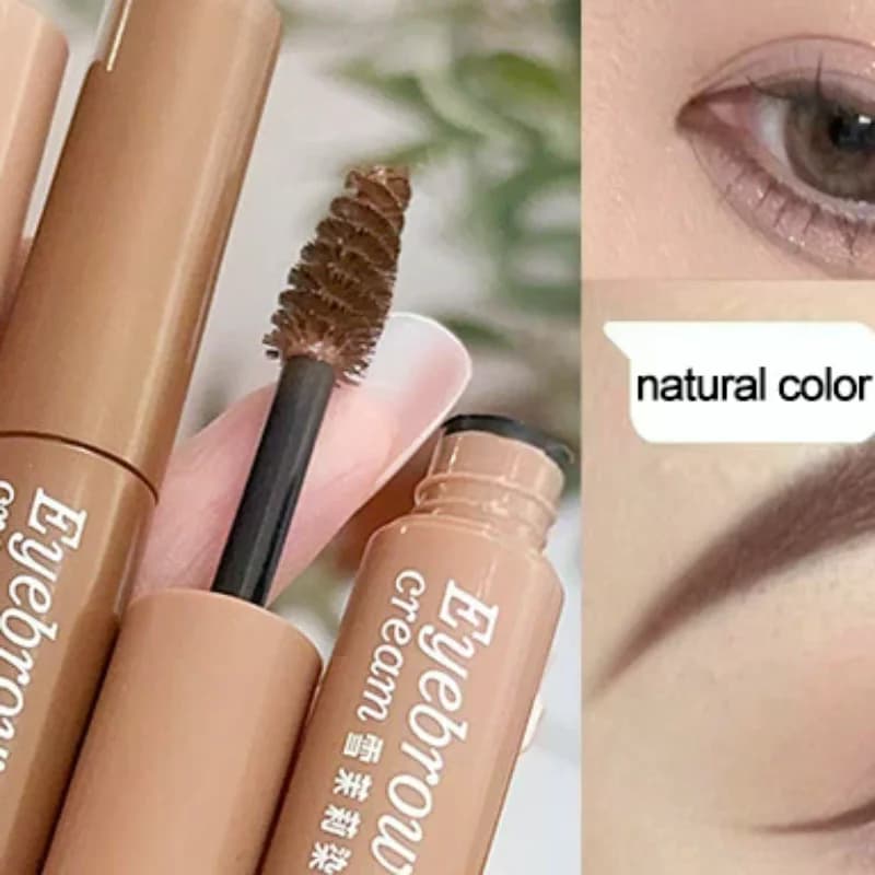 3 Colors Eyebrow Tint Long-Term Waterproof Liquid Enhancer Eyebrow Gel Cream Brown Natural Mascara Tinta Cosmetic Makeup