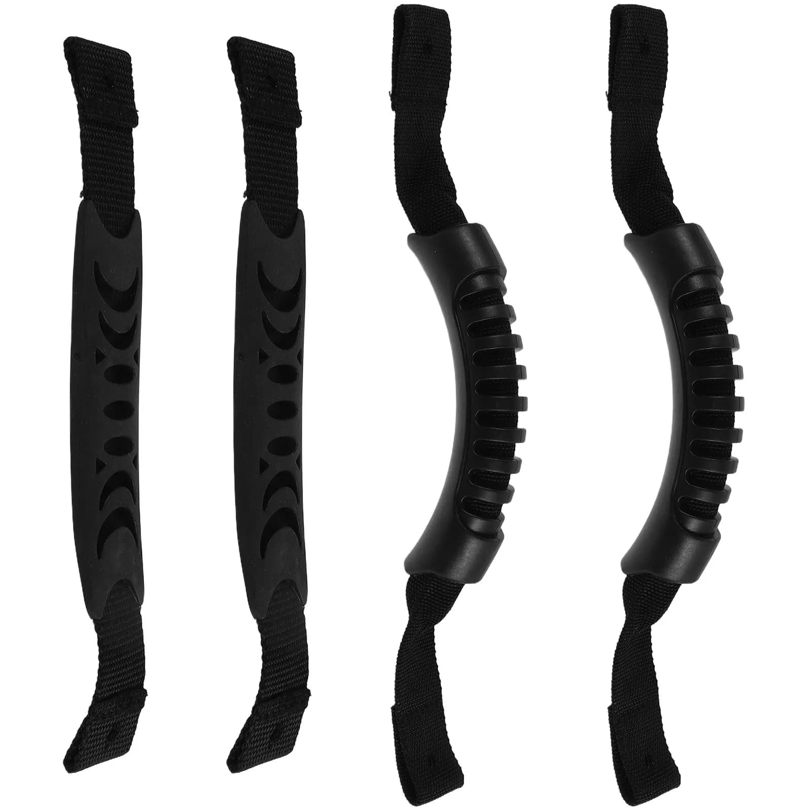 4 Pezzi Maniglie per il trasporto kayak in nylon con cinghia in PVC, resistenti, per paddle board, canoa, barca, accessori di ricambio, impugnatura