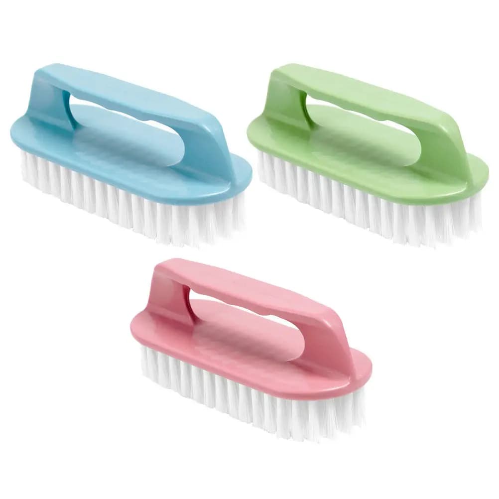 3Pcs Compact Shoe Scrub Brush Soft Bristles Laundry Cleaning Brush Clothes Washing Tool Home Use Shoes Dedusting