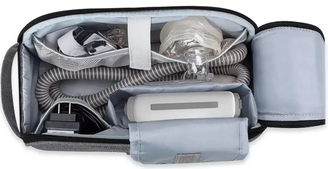 Borsa da trasporto da viaggio Borsa da trasporto portatile per attrezzature e forniture CPAP Custodia da trasporto CPAP per macchina CPAP e accessori