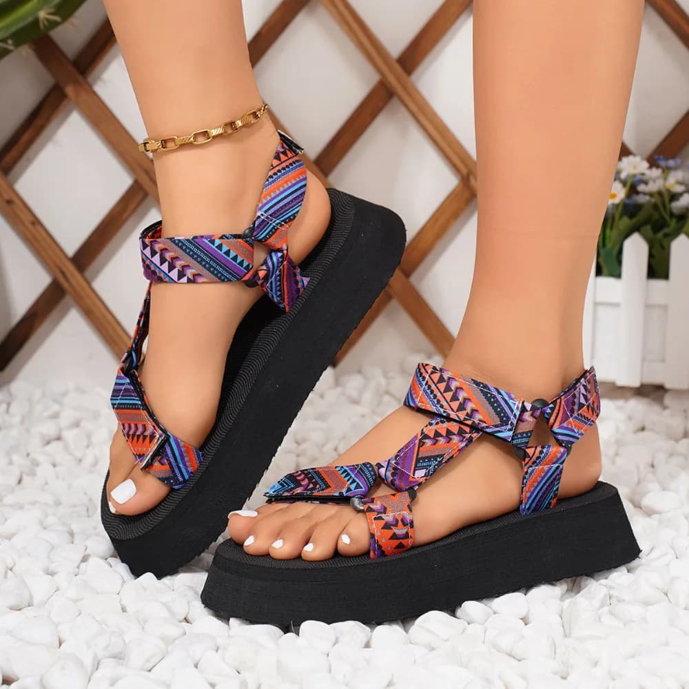 Scarpe da donna piatte estive Set di corde di canapa Sandali da spiaggia per piedi Pantofole casual all-match per esterni Sandali da donna di grandi dimensioni 43