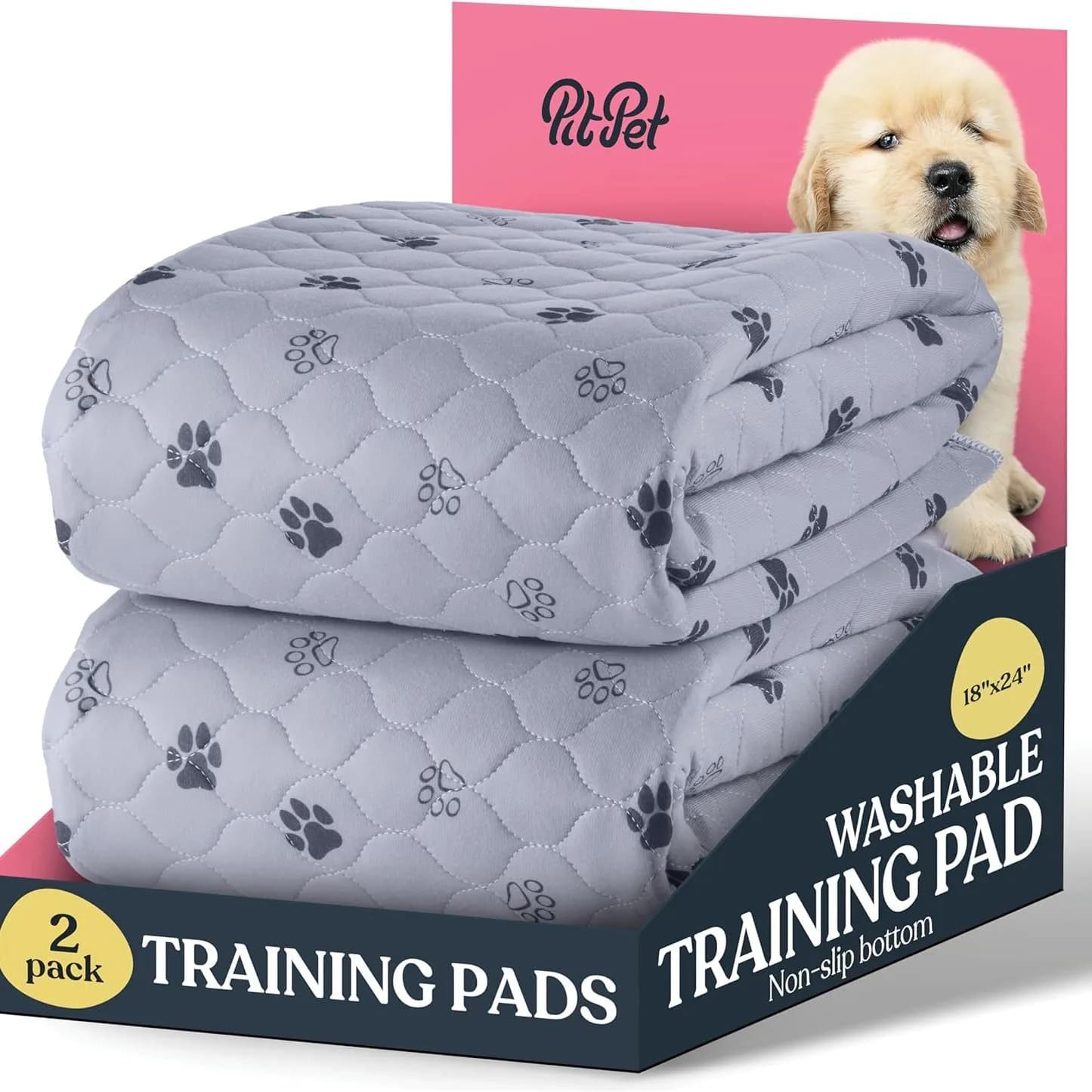 Waterproof Pet Mat Quilted Dog Bed Pad Non Slip Machine Washable Puppy Training Pad for Cats Dogs 1-2pcs