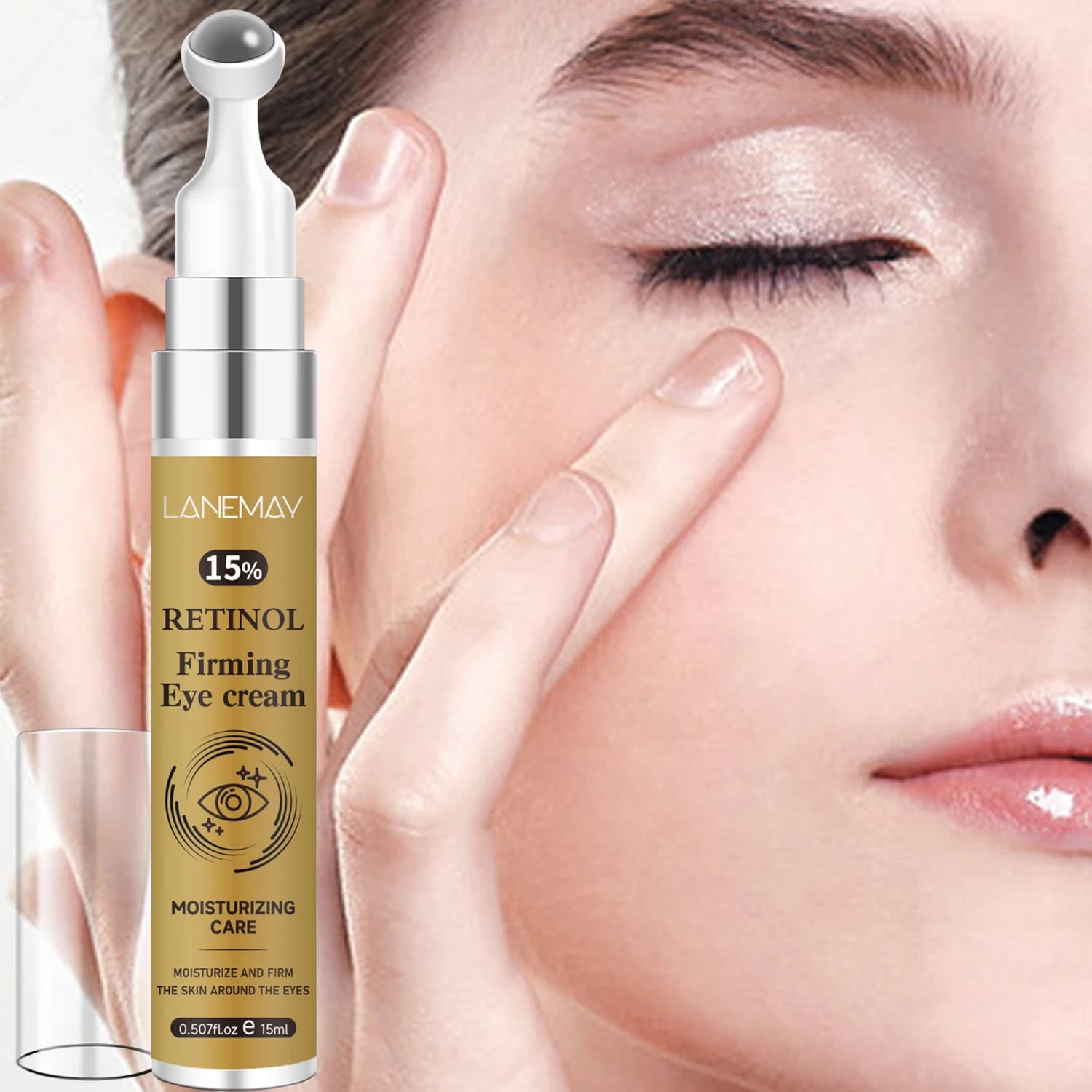 Retinol Eye Cream Anti Eye Bags Eye Bags Inflator Dissolvency Slim Line Roller Massage Hydrate Skin Care Korean