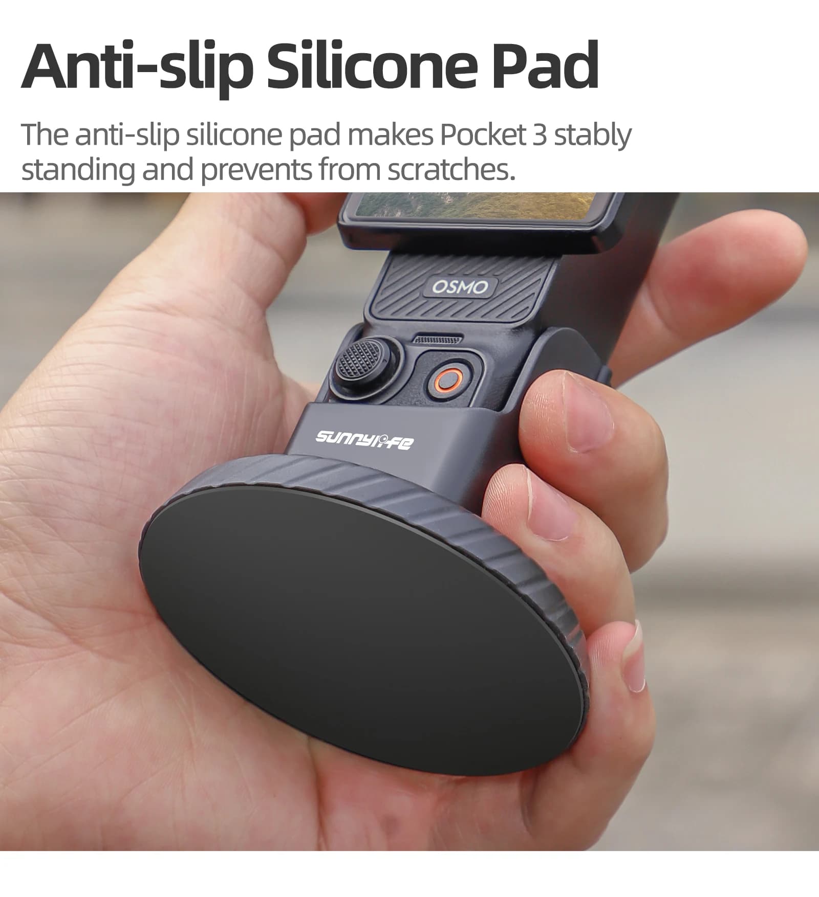 Base Magnetica per Fotocamera d'Azione per Riprese all'Aperto, Compatibile con DJI Osmo Pocket 4/3, Custodia Protettiva Magnetica, Accessori Fotografici