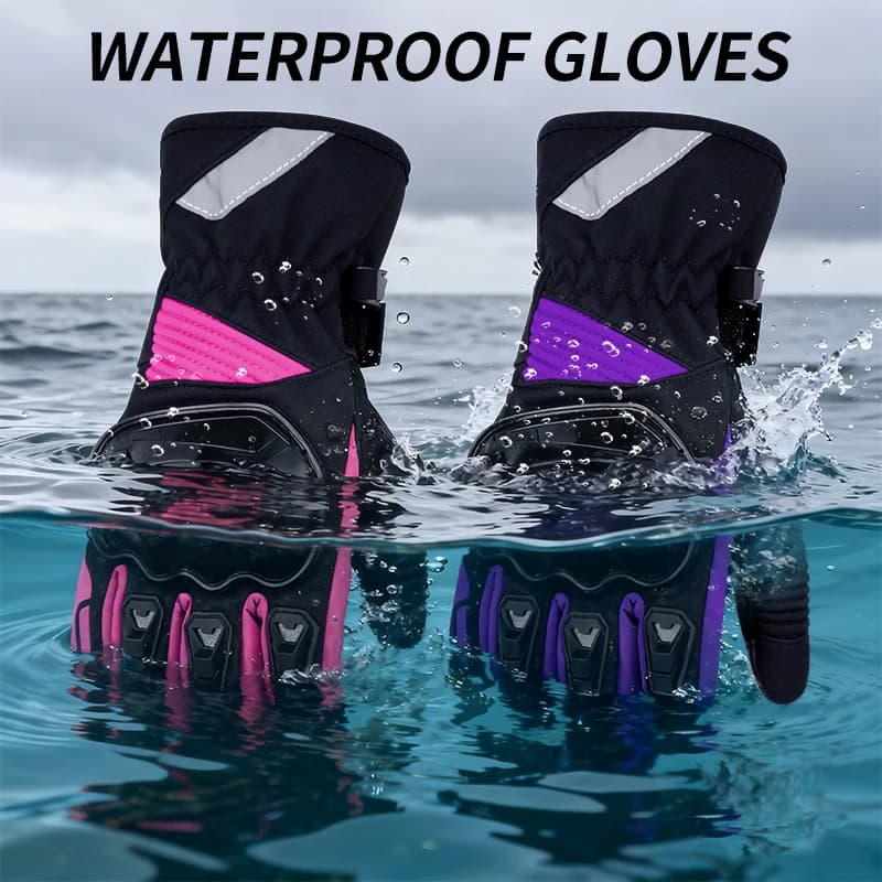 Unisex Winter Riding Gloves Waterproof Windproof Warm Protection Motorcycle Bicycle Outdoor In Winter Gloves